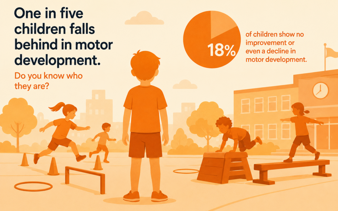 One in five children falls behind in motor development. Do you know who they are?